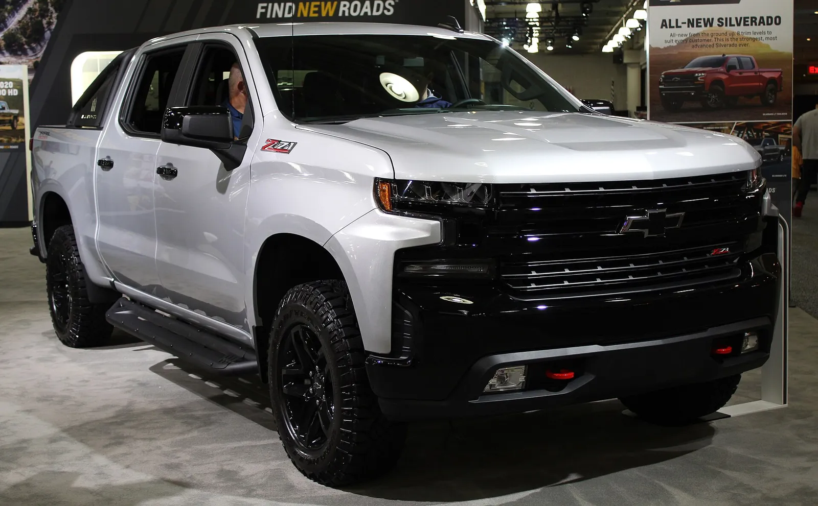 2019 Chevrolet Silverado LT Trail Boss at the New York auto show