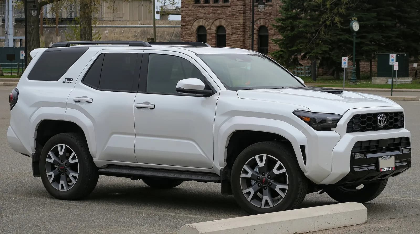 2025 Toyota 4Runner TRD Sport in white, front three-quarter view